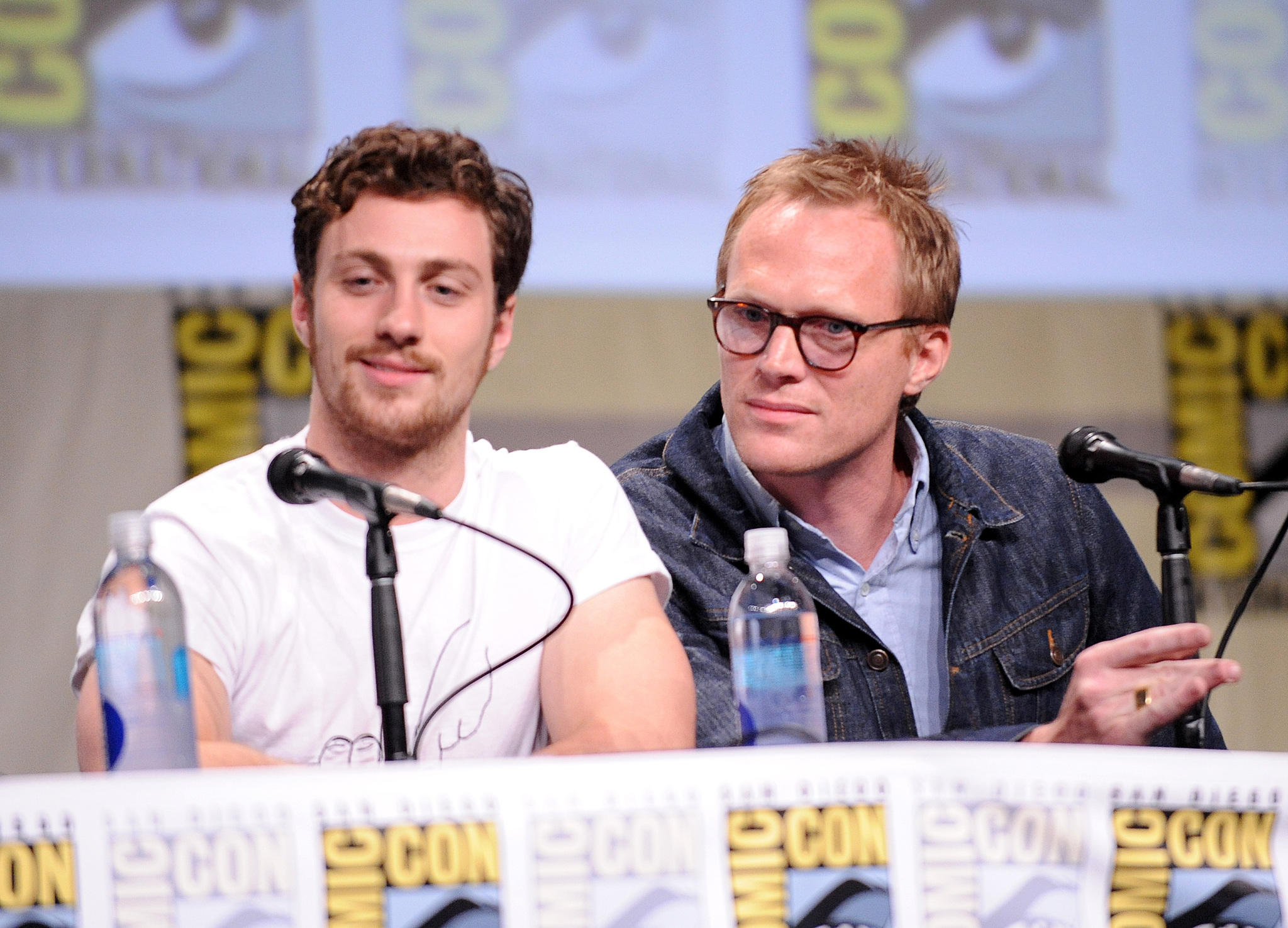 Paul Bettany and Aaron Taylor-Johnson