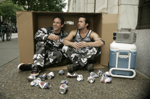 Still of Rob McElhenney and Glenn Howerton in It's Always Sunny in Philadelphia (2005)