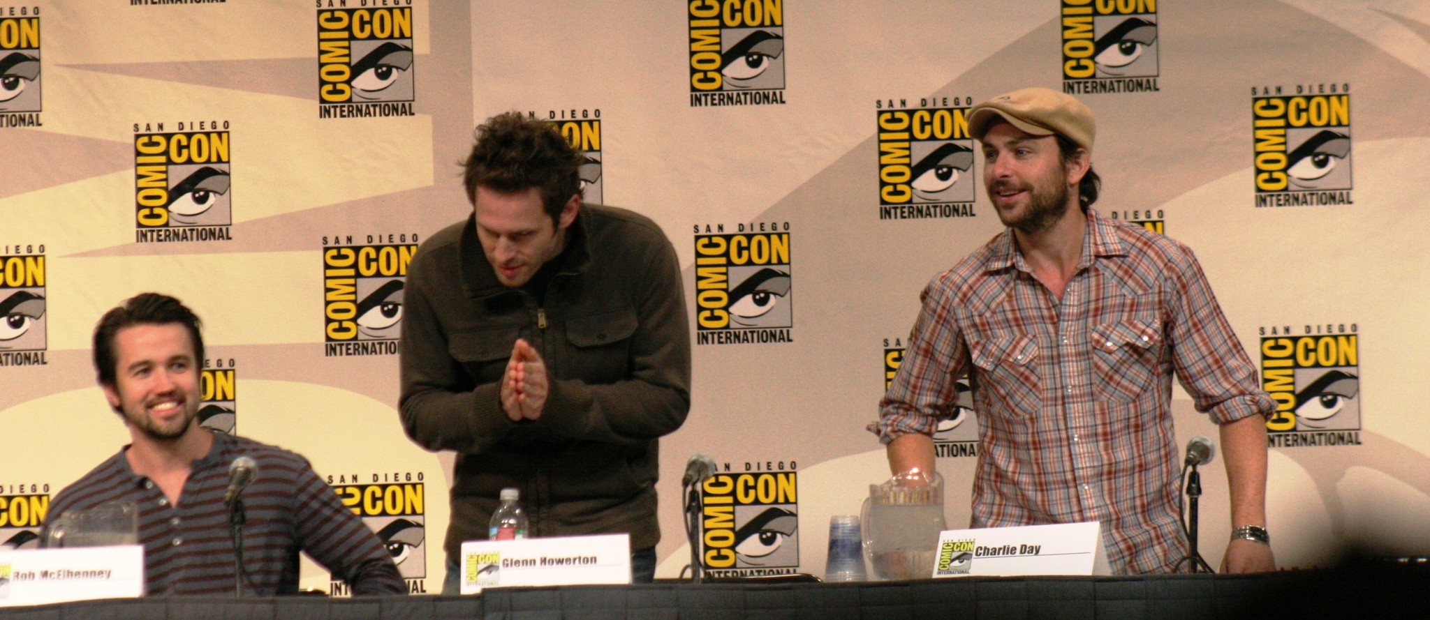 Charlie Day, Rob McElhenney and Glenn Howerton at event of It's Always Sunny in Philadelphia (2005)