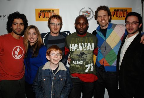 Adrian Grenier, Ari Gold, Shoshannah Stern, Jimmy Jean-Louis, Nick Kroll and Travis Johns at event of Adventures of Power (2008)