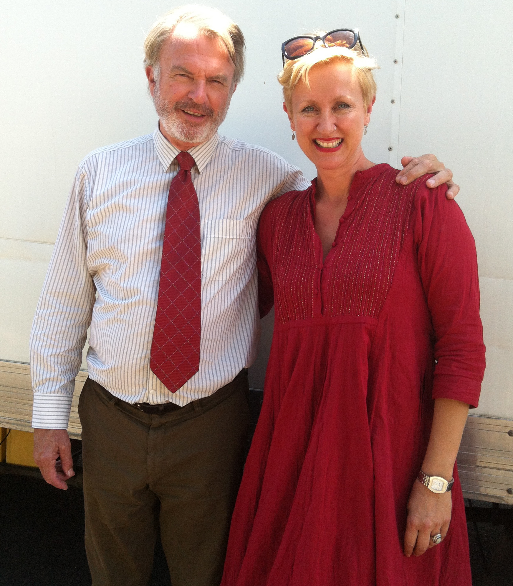 Sam Neill and Justine Seymour