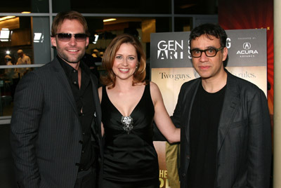 Seann William Scott, Fred Armisen and Jenna Fischer at event of The Promotion (2008)