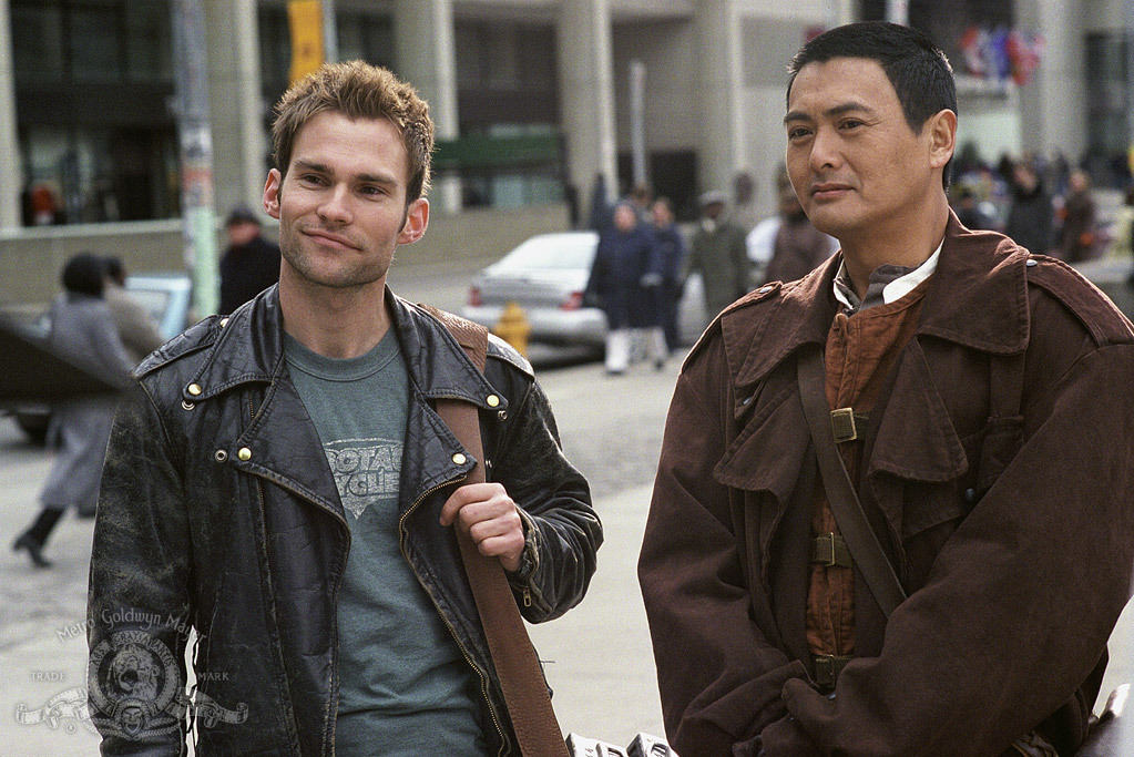 Still of Yun-Fat Chow and Seann William Scott in Bulletproof Monk (2003)