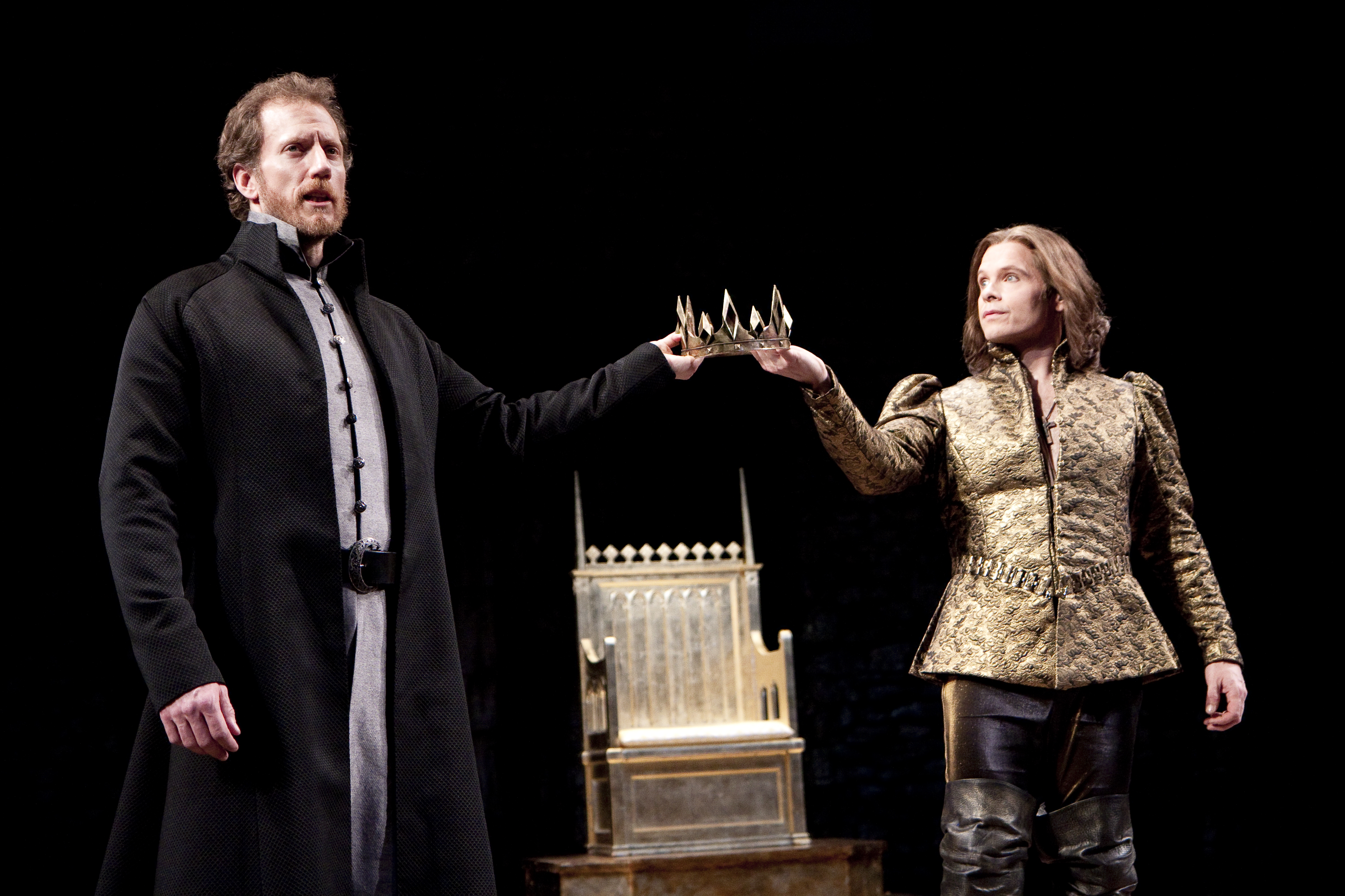 Richard II (Shakespeare Theatre Company) Pictured: Charles Borland, Michael Hayden