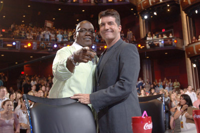Simon Cowell and Randy Jackson at event of American Idol: The Search for a Superstar (2002)