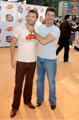 Ryan Seacrest and Simon Cowell