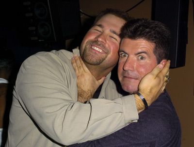 Simon Cowell and Matt Rogers at event of American Idol: The Search for a Superstar (2002)