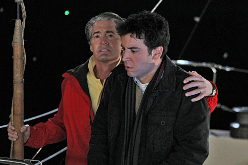 Still of Kyle MacLachlan and Josh Radnor in Kaip as susipazinau su jusu mama (2005)