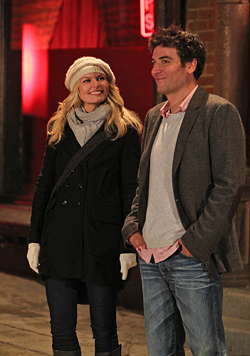 Still of Jennifer Morrison and Josh Radnor in Kaip as susipazinau su jusu mama (2005)