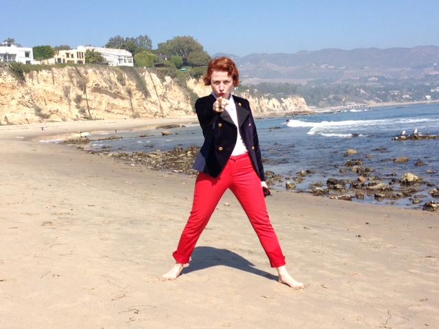 Paradise Cove! Thank you King Chong...Lafayette 148 for my Mick J homage jacket.