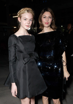 Sofia Coppola and Elle Fanning at event of Somewhere (2010)