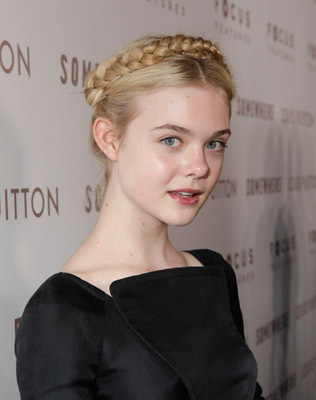 Elle Fanning at event of Somewhere (2010)