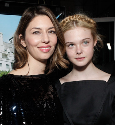 Sofia Coppola and Elle Fanning at event of Somewhere (2010)