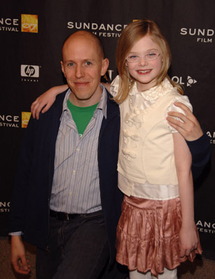John August and Elle Fanning at event of The Nines (2007)