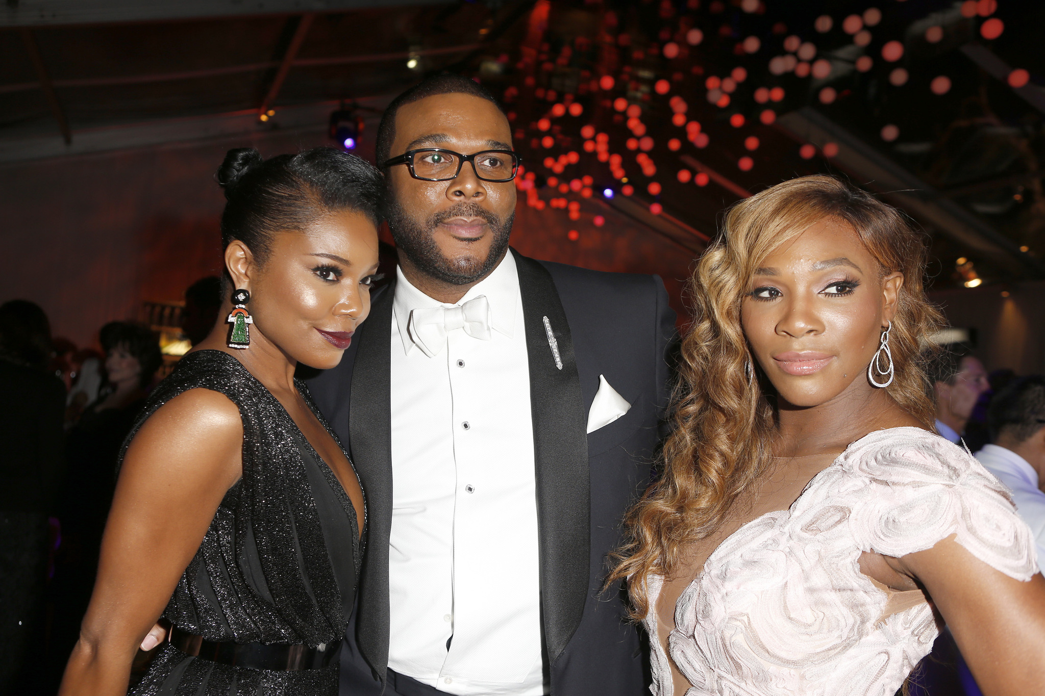 Gabrielle Union, Serena Williams and Tyler Perry