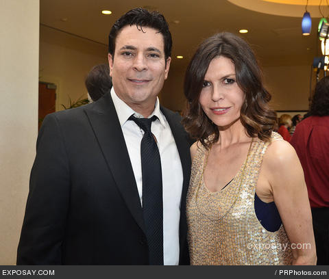 Writer/Director Daniel R. Chavez with actress Finola Hughes at Dances With Films opening night gala.