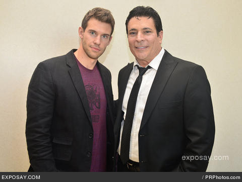 Writer/Director Daniel R. Chavez with actor Zane Stephens at Dances With Films opening night gala.