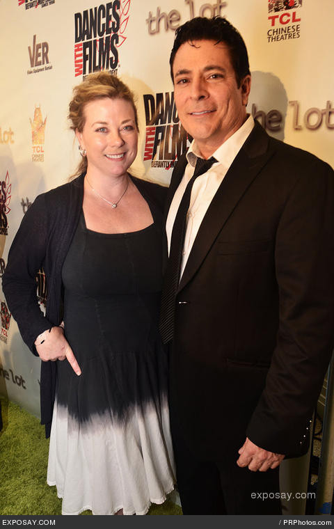Writer/Director Daniel R. Chavez with Leslee Scallon, festival co-founder during Dances With Films opening night gala.