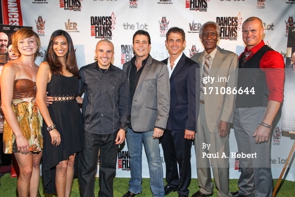 Writer/Director Daniel R. Chavez with cast of 
