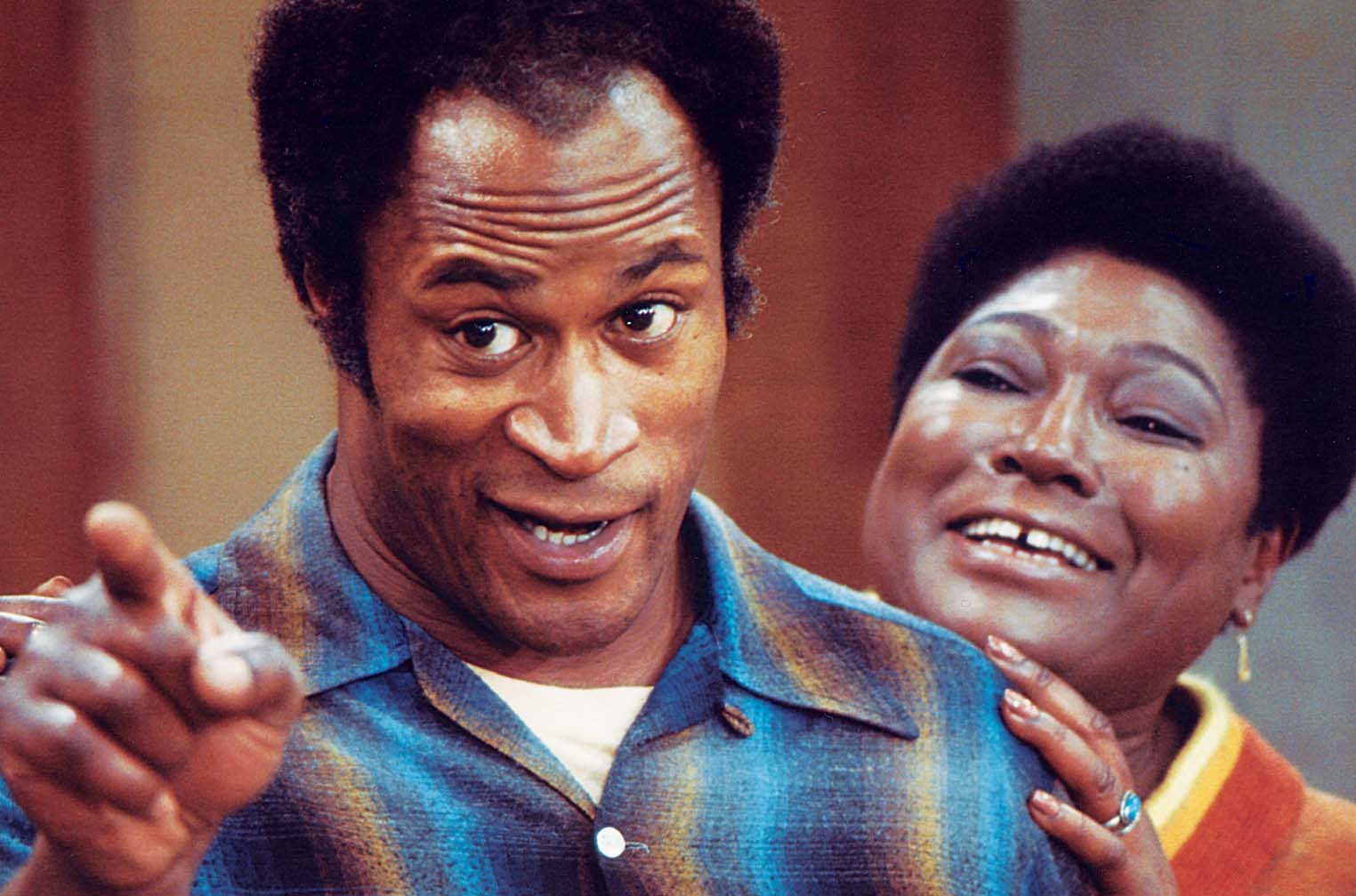 John Amos and Esther Rolle