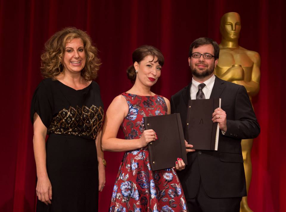2014 Academy Nicholl Fellowship Award Ceremony (with Alisha Brophy and Kirstin 