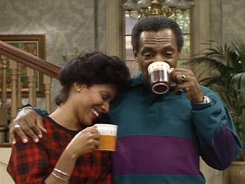 Still of Bill Cosby and Phylicia Rashad in The Cosby Show (1984)