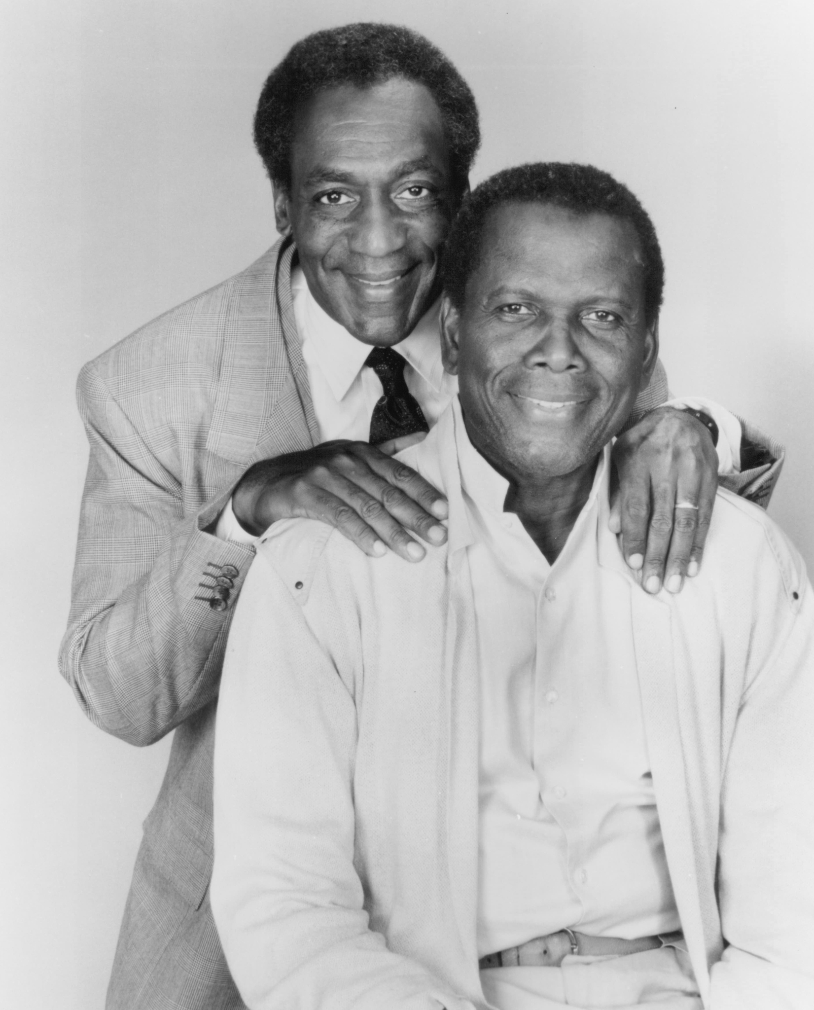 Still of Bill Cosby and Sidney Poitier in Ghost Dad (1990)