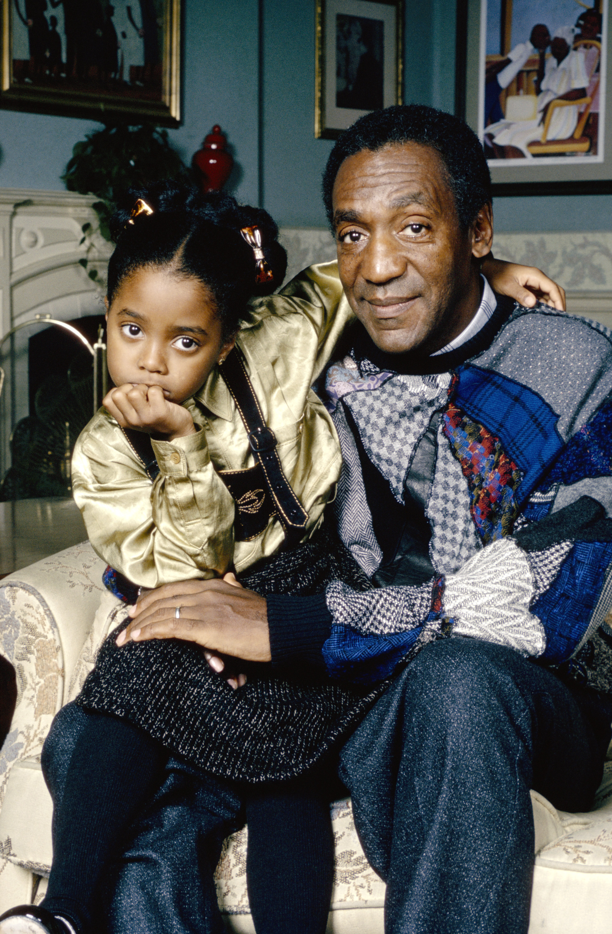 Still of Bill Cosby and Keshia Knight Pulliam in The Cosby Show (1984)