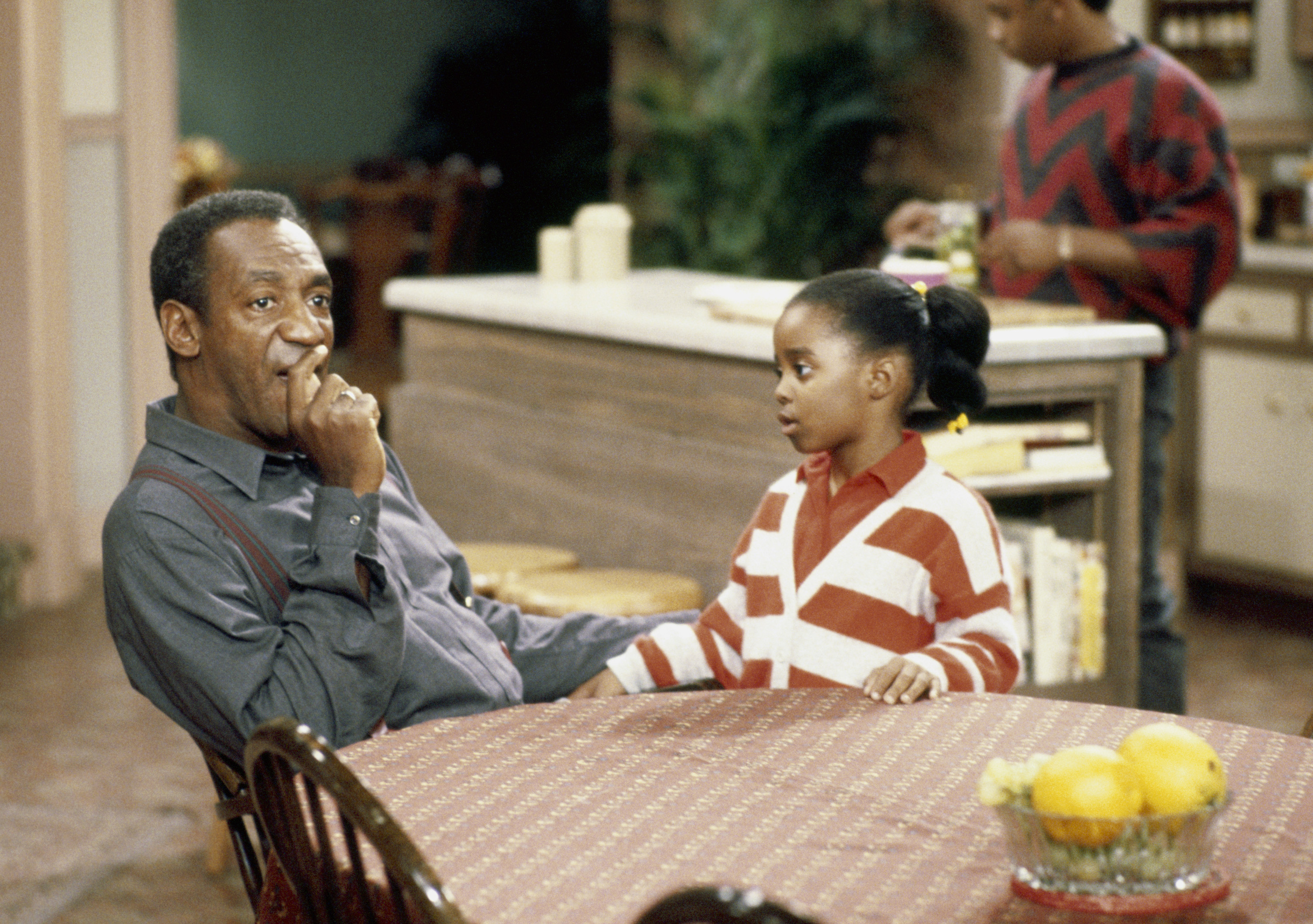 Still of Bill Cosby and Keshia Knight Pulliam in The Cosby Show (1984)