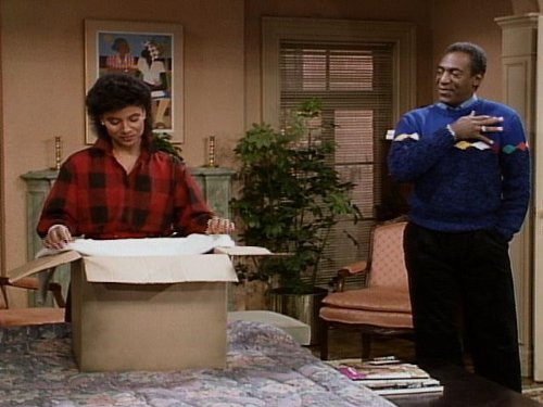 Still of Bill Cosby and Phylicia Rashad in The Cosby Show (1984)