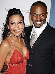 Sean Patrick Thomas, with wife Aonika Laurent.