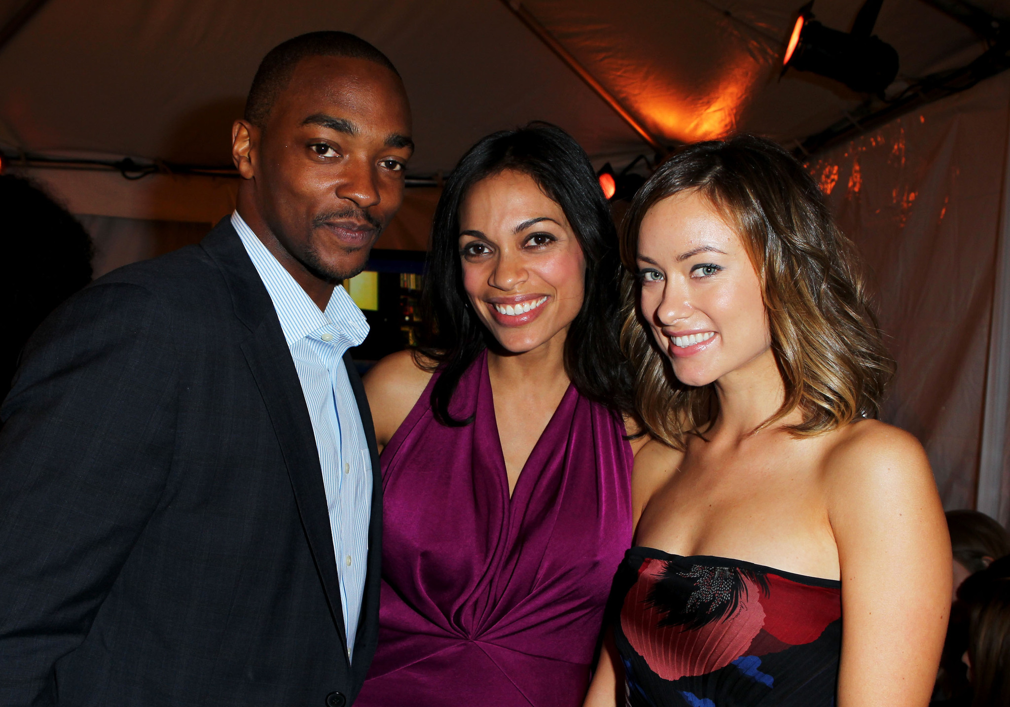 Rosario Dawson, Anthony Mackie and Olivia Wilde