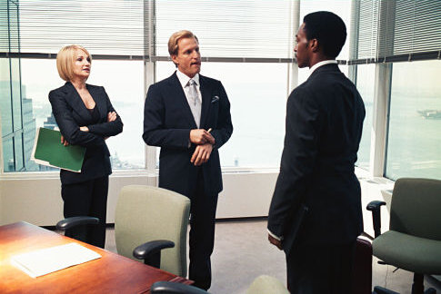 Still of Ellen Barkin, Woody Harrelson and Anthony Mackie in She Hate Me (2004)