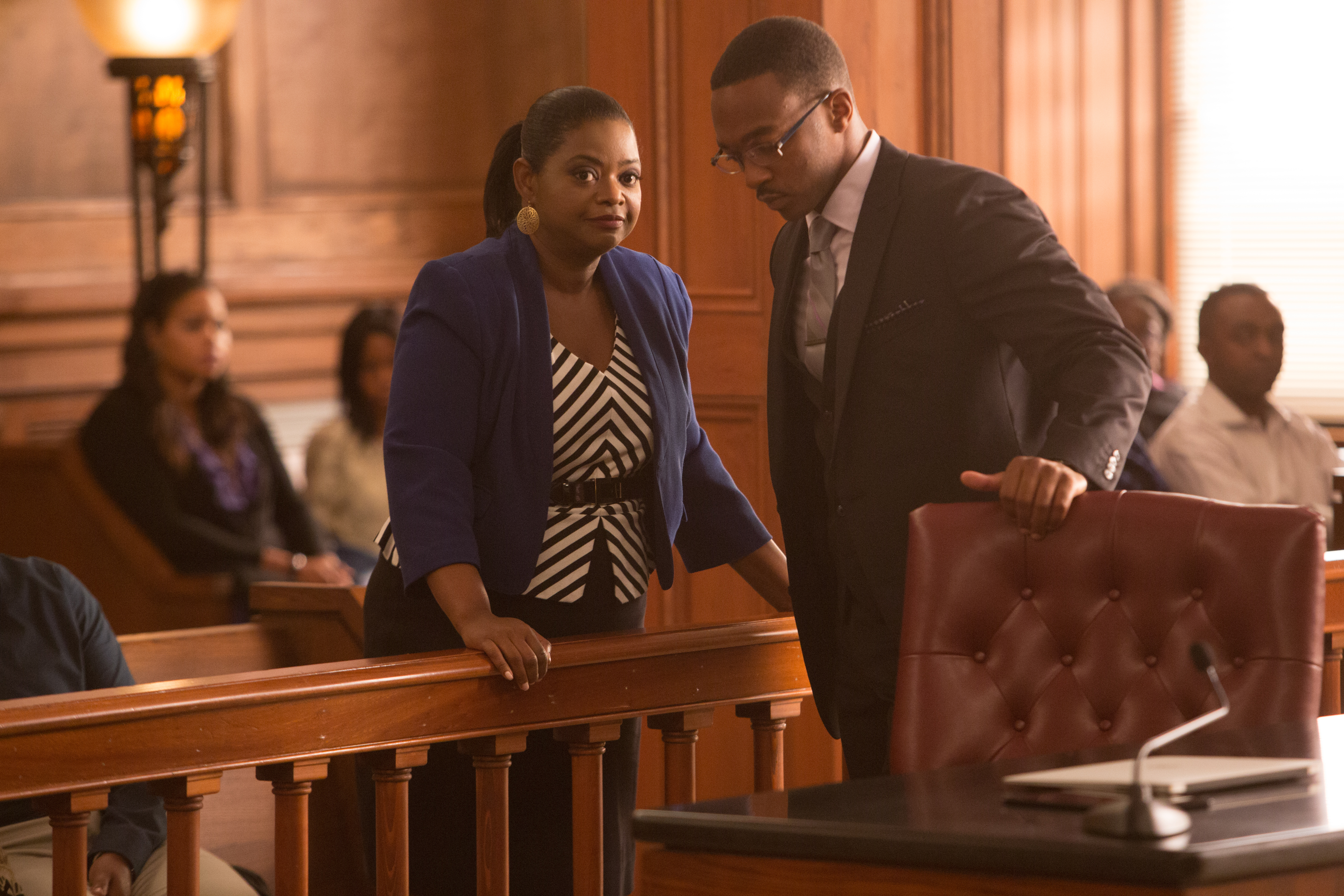 Still of Octavia Spencer and Anthony Mackie in Black or White (2014)