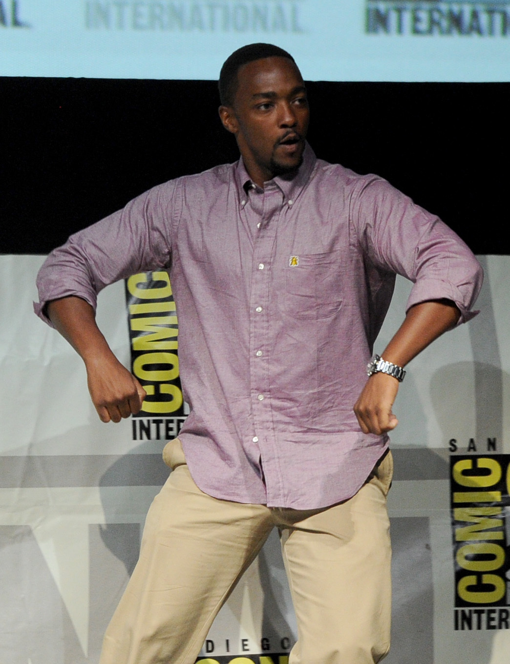 Anthony Mackie at event of Kapitonas Amerika: ziemos karys (2014)