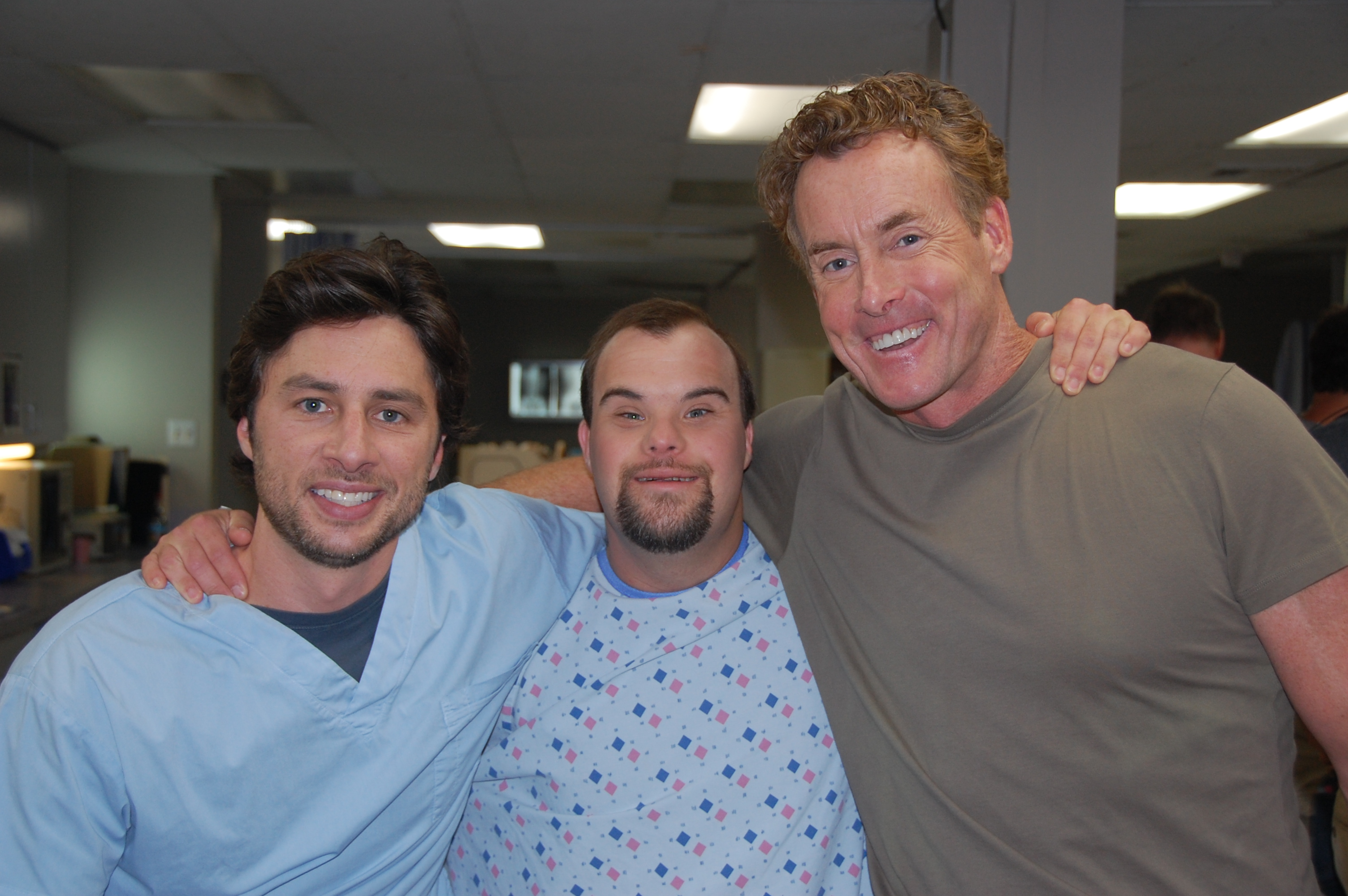 On the set of SCRUBS as Craig in 