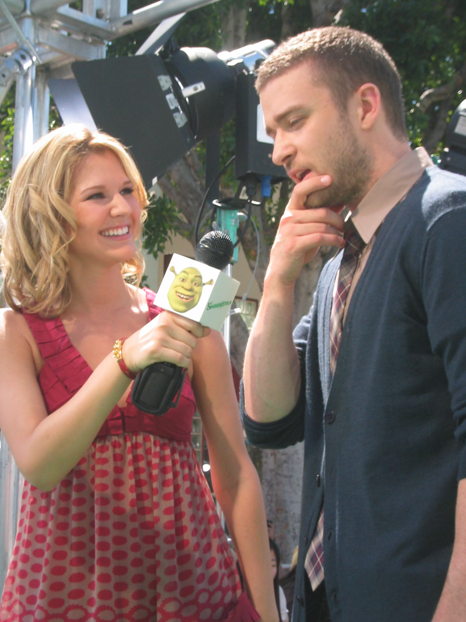 Michele Gomez and Justin Timberlake - Shrek the Third Premiere