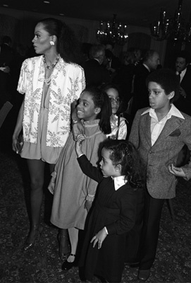 Diana Ross, Rhonda Ross Kendrick, Tracee Ellis Ross and Chudney Ross