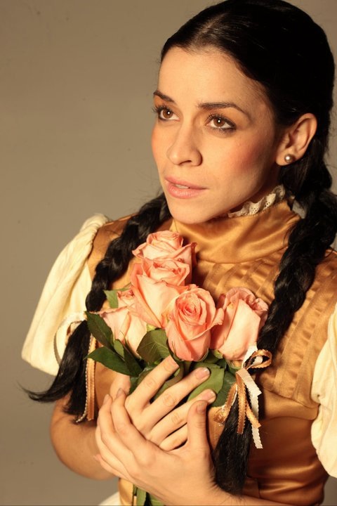 Jazmín Caratini as María in María by Jorge Isaacs. Theater