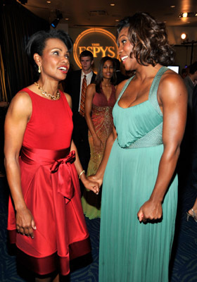 Serena Williams and Condoleezza Rice