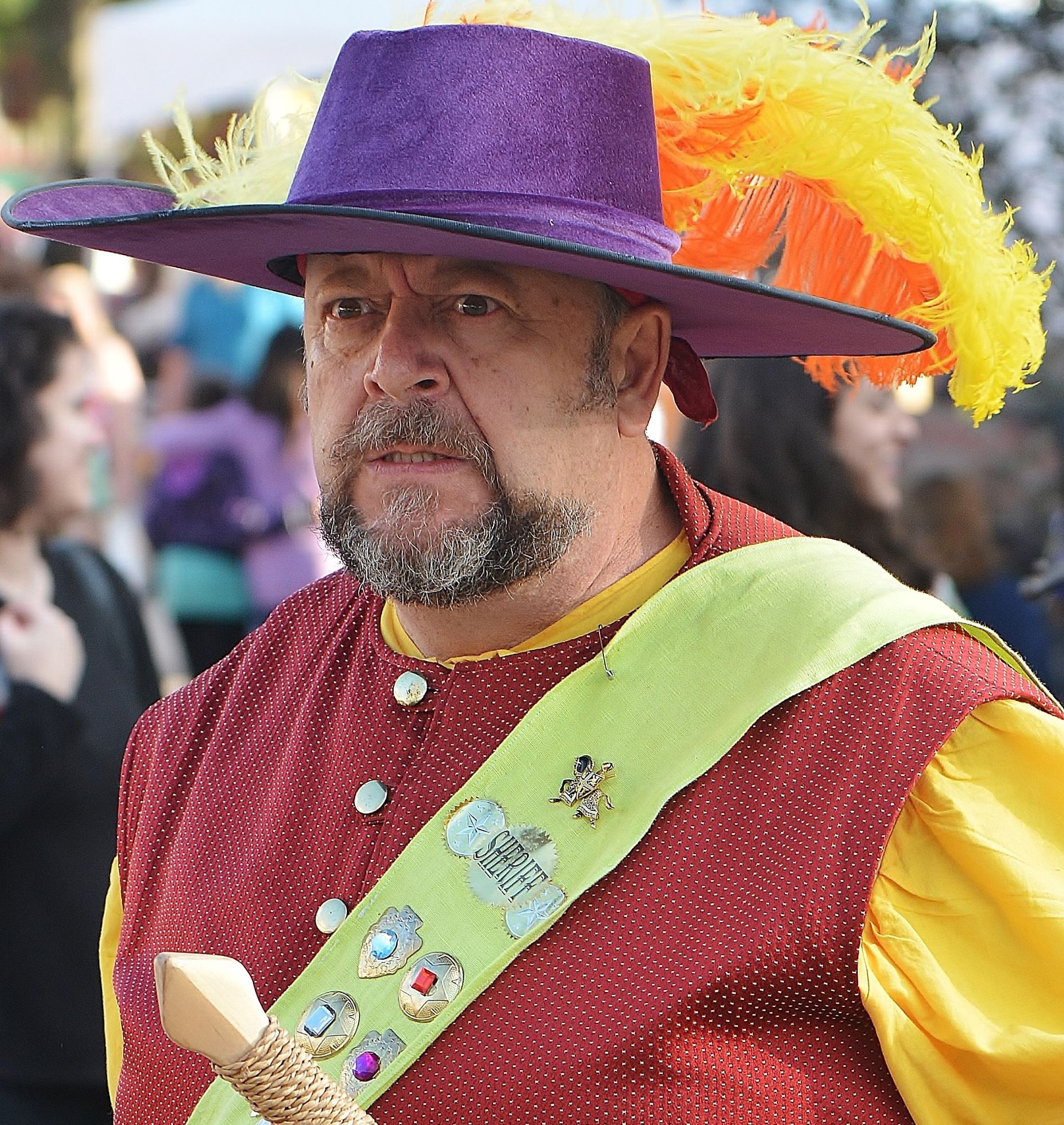 Christopher Chisholm as Sir Toby Belch. Sheriff of Kegsworthy. FLARF 2015