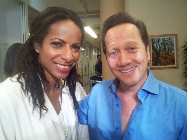 Gayla Johnson on the THE REAL ROB show, with Rob Schneider