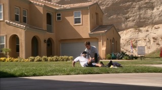 Pete the mailman and Michael Bluth(Jason Bateman) Arrested Development Flight of the Phoenix season 4