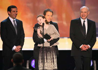 Alan Arkin, Greg Kinnear, Steve Carell and Abigail Breslin at event of 13th Annual Screen Actors Guild Awards (2007)