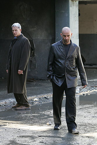 Still of Mark Harmon and David Dayan Fisher in NCIS: Naval Criminal Investigative Service (2003)