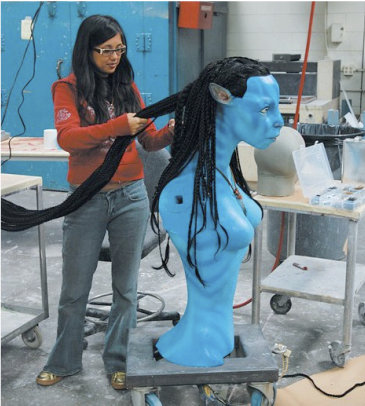 Aimee Macabeo for James Cameron's Avatar, Stan Winston Studio