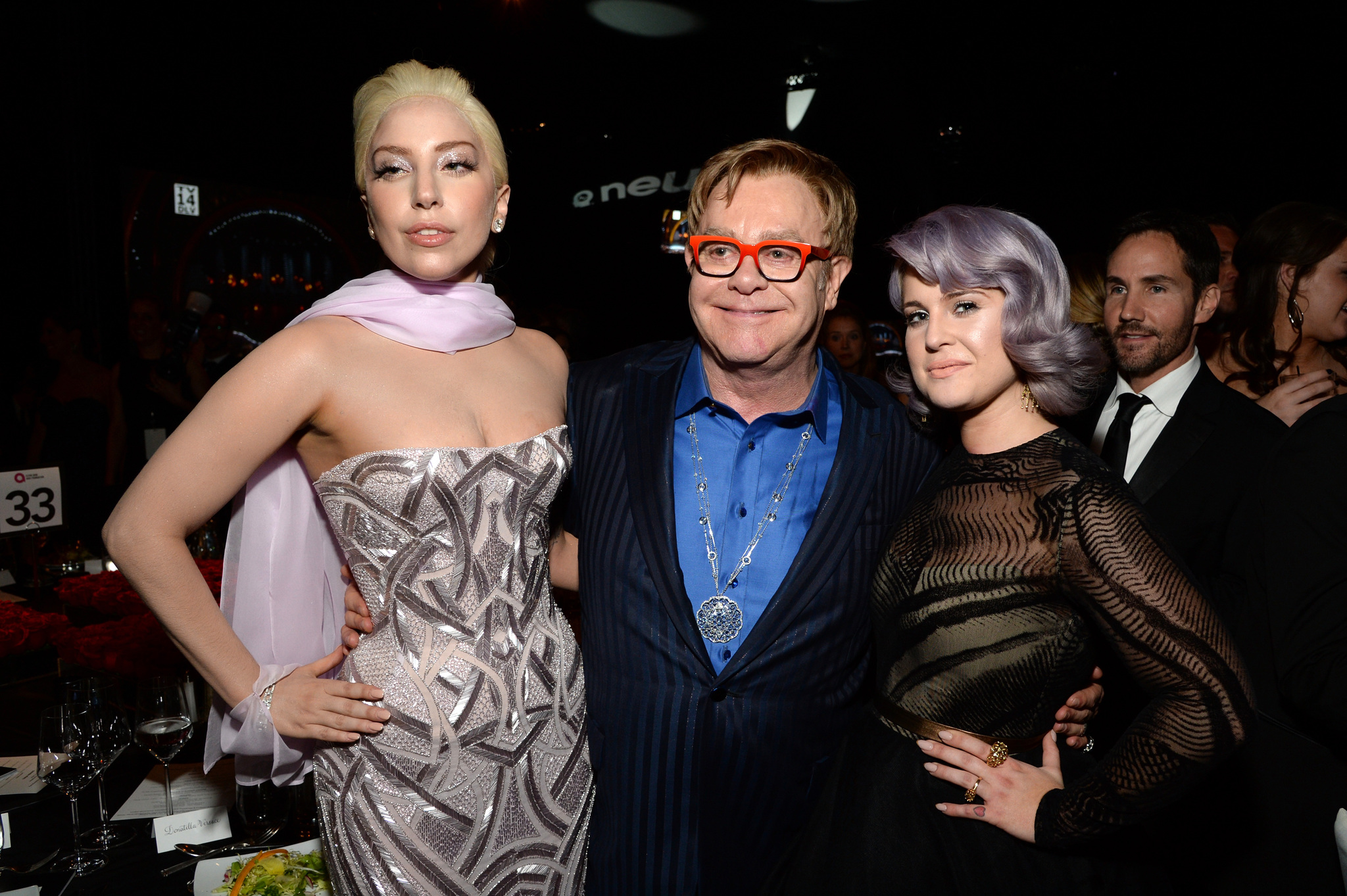 Elton John, Kelly Osbourne and Lady Gaga