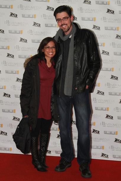 Filmmaker Kelly Schwarze with his wife Charisma Schwarze