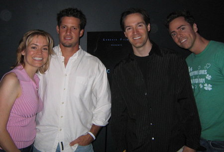 Executive Producer Kennedy Stone, David Rountree, Director J.P. Pierce, and David Banks at the premier of 