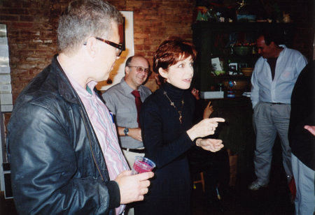 Charles Balcer, Cathy Mc Grath, Ron Leir and Andrew Lerer in the background.